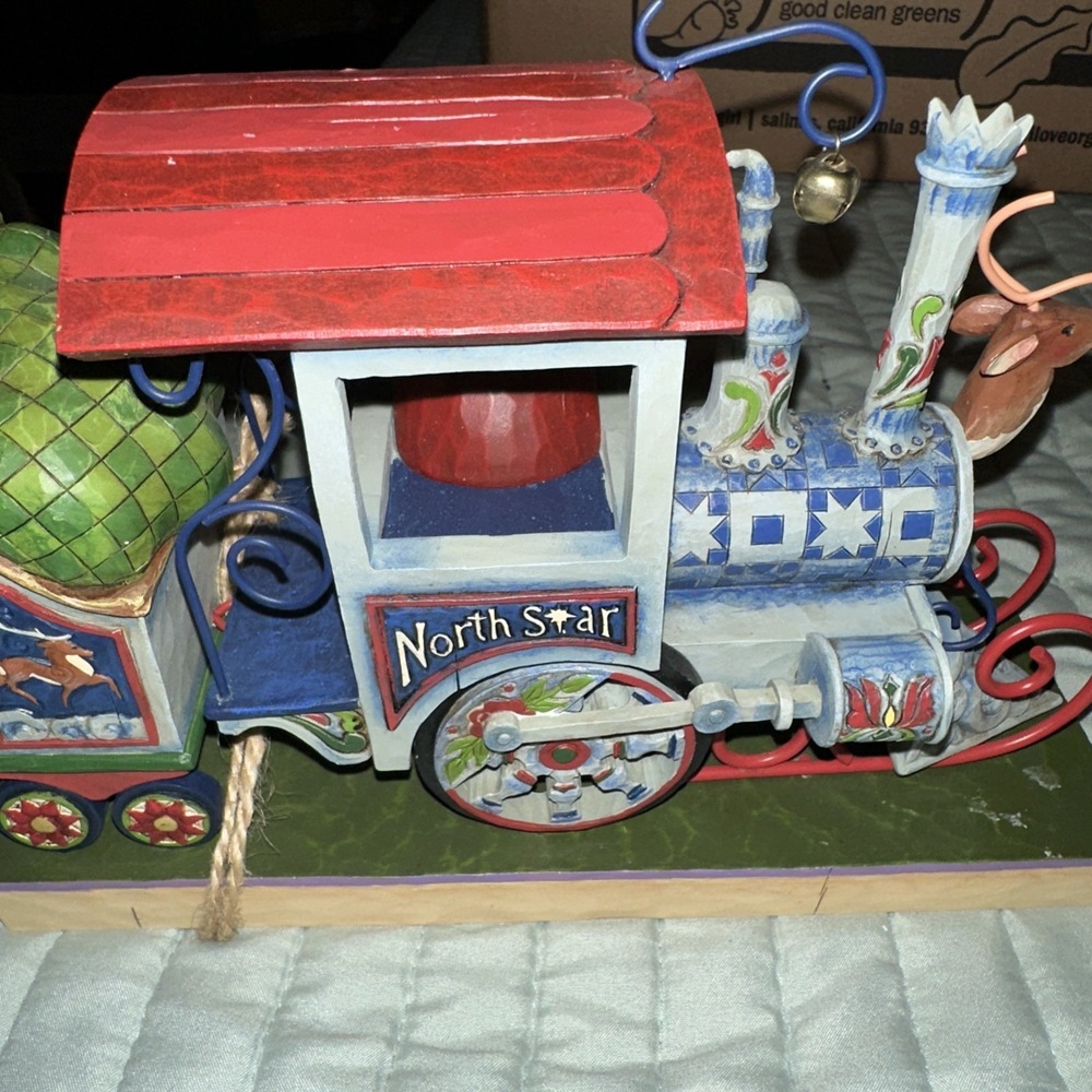 2008 Jim Shore North Star Express: Santa Christmas Train Engine #4011073 - Picture 5 of 7